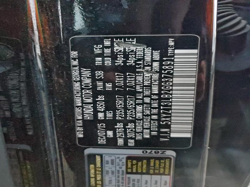 2016 HYUNDAI SANTA FE S #3305323350