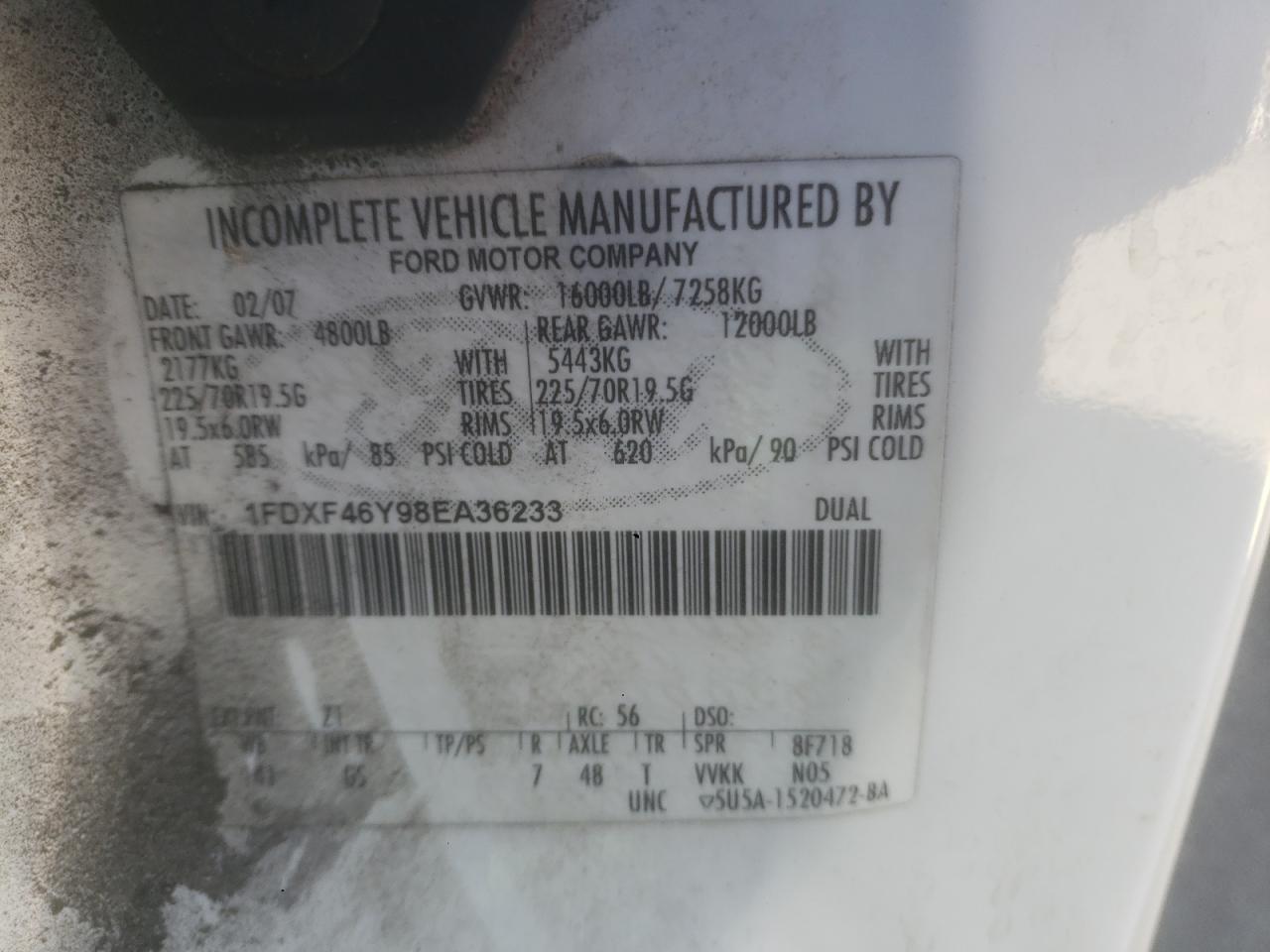 Lot #3285582268 2008 FORD F450 SUPER