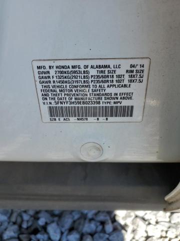 2014 HONDA PILOT EXL #3294330874