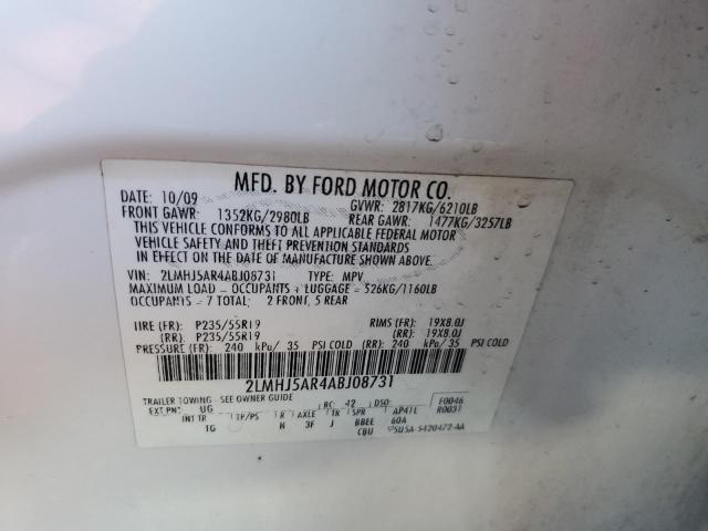 2010 LINCOLN MKT #3290374795