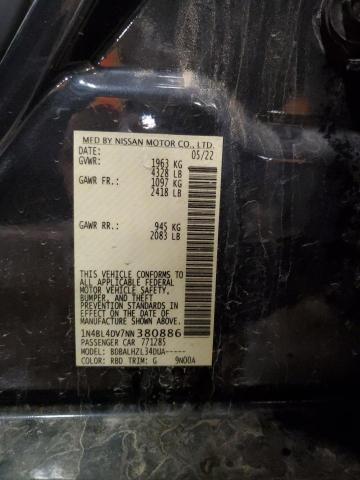 2022 NISSAN ALTIMA SV #3294310895