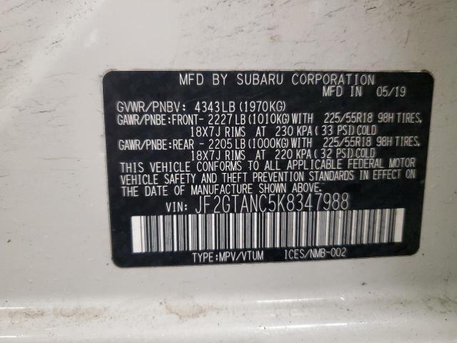 2019 SUBARU CROSSTREK #3294486570