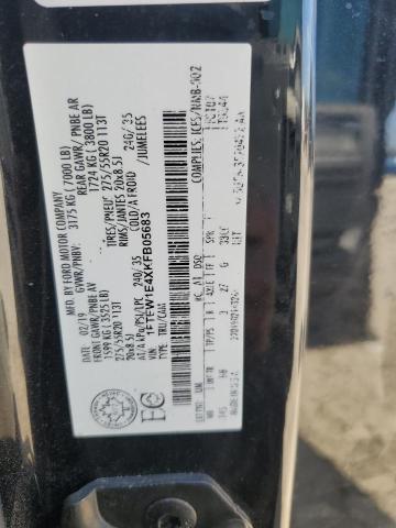 2019 FORD F150 SUPER #3287359984