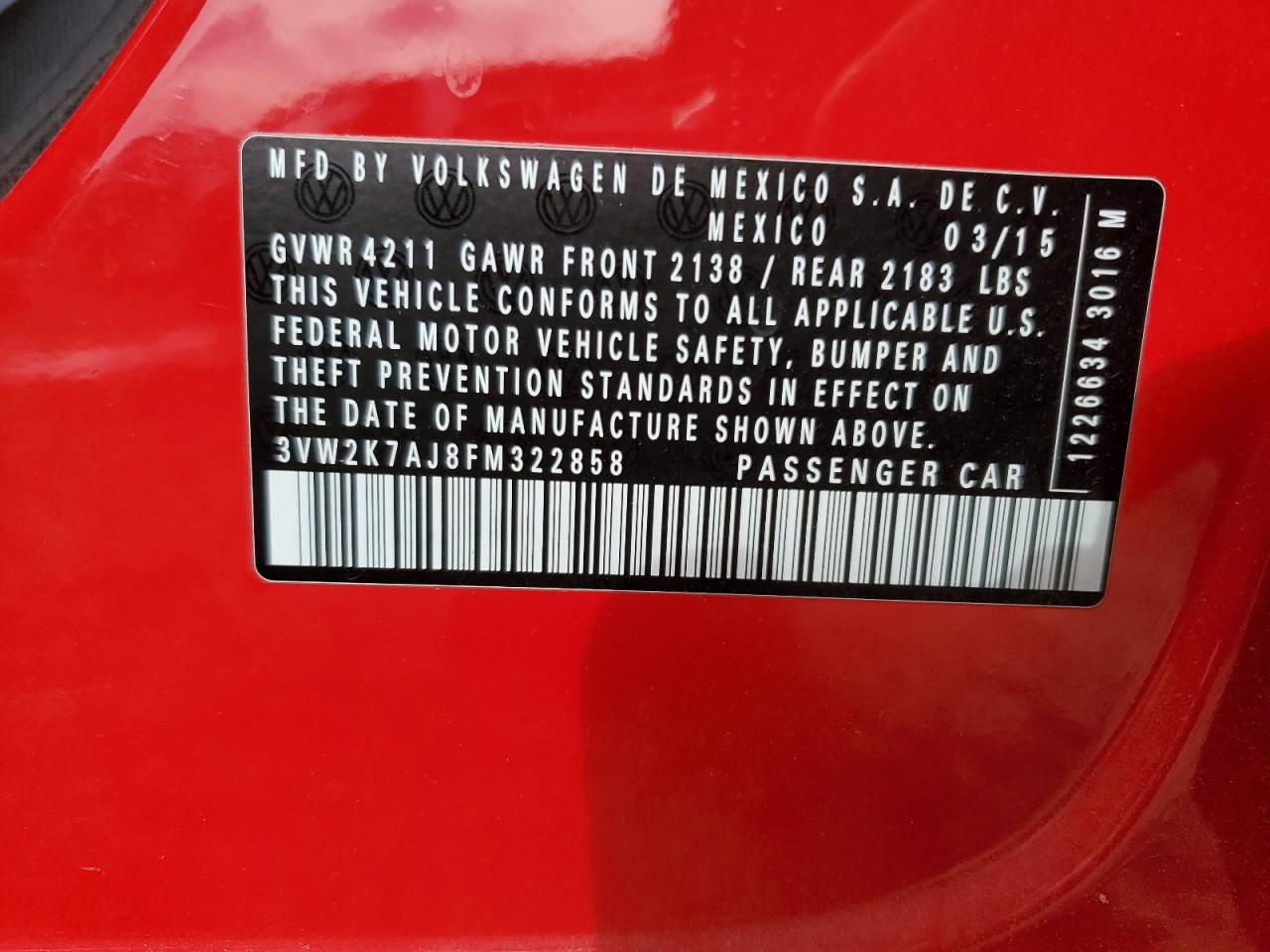 VOLKSWAGEN JETTA BASE