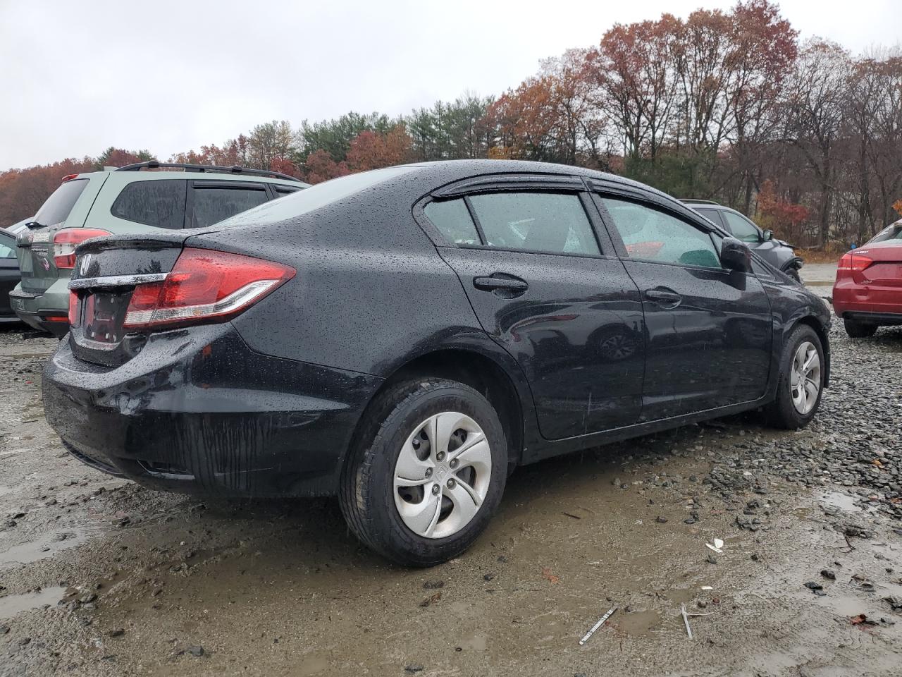 Lot #3311484246 2015 HONDA CIVIC LX