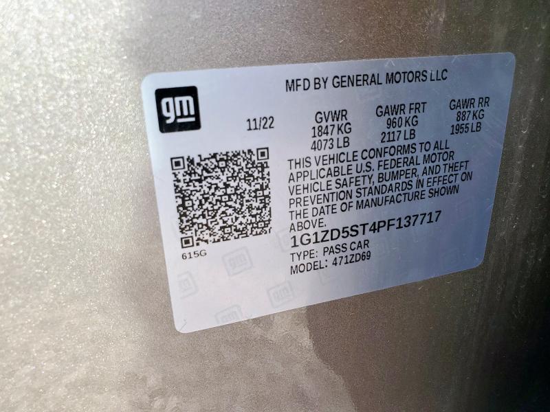 2023 CHEVROLET MALIBU LT #3305436430