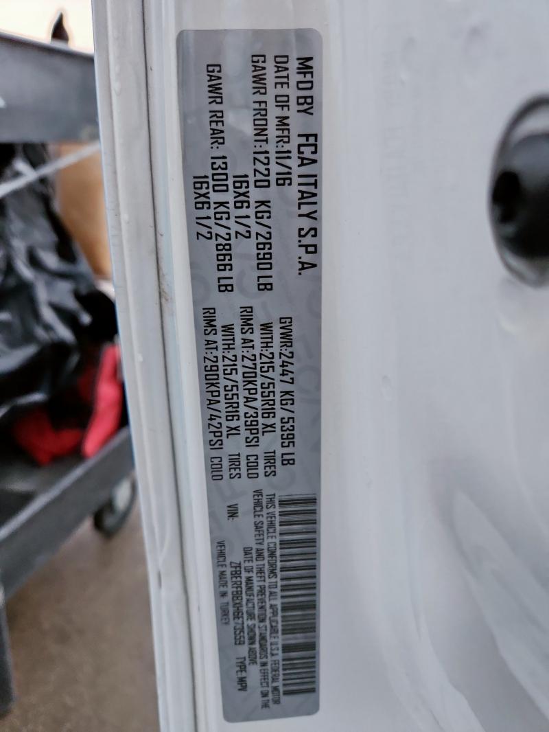 2017 RAM PROMASTER #3302639000