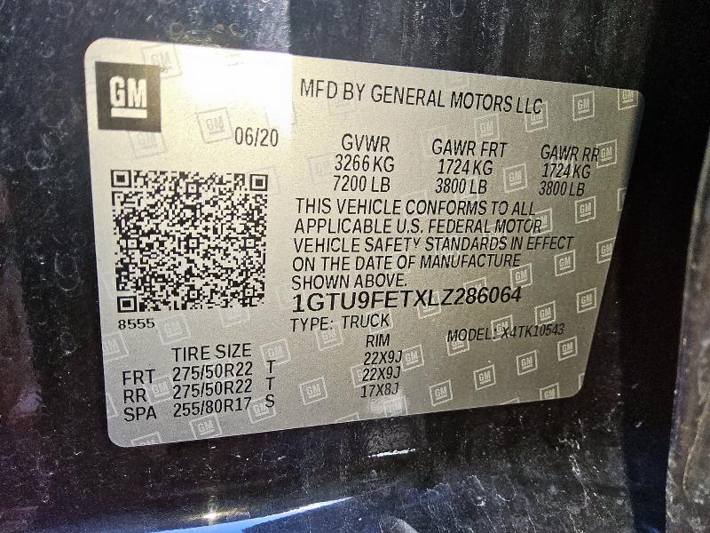 2020 GMC SIERRA K15 #3303694021