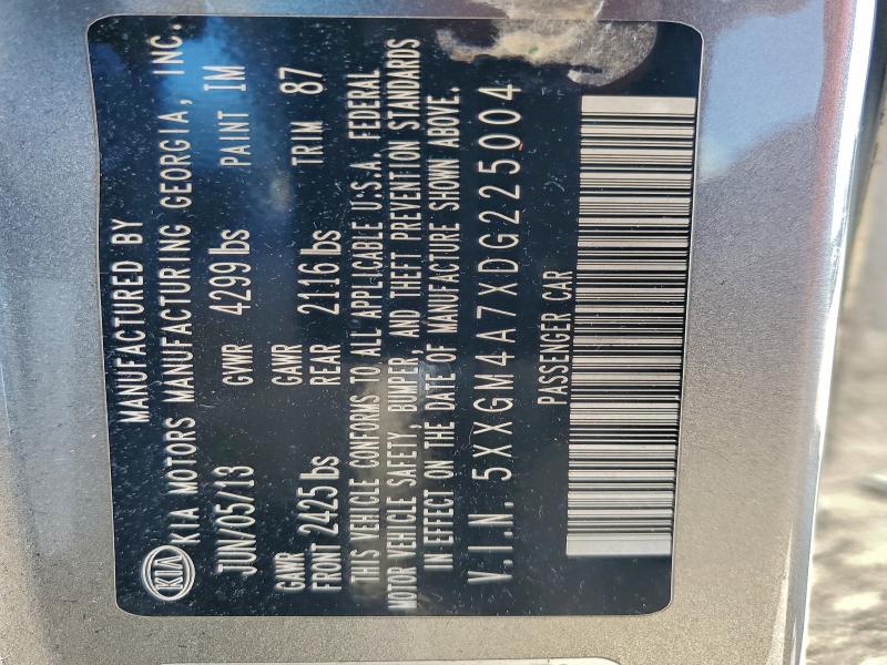 2013 KIA OPTIMA LX #3297147570