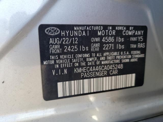 2012 HYUNDAI SONATA HYB #3281472988