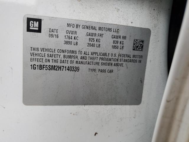 2017 CHEVROLET CRUZE PREM #3305541082