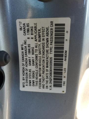 2017 HONDA CIVIC LX #3301808353