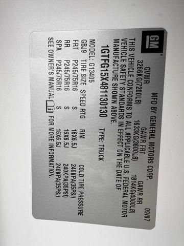 2008 GMC SAVANA G15 #3285565314