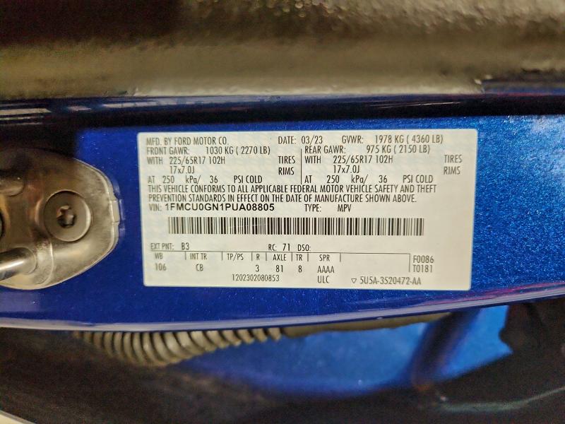 2023 FORD ESCAPE ACT #3303882711