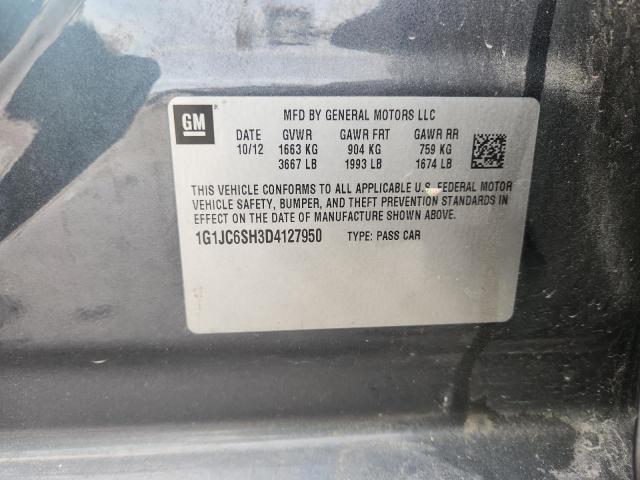 2013 CHEVROLET SONIC LT #3298159265