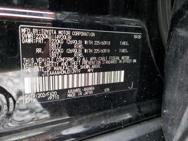 2021 TOYOTA VENZA LE #3297071494