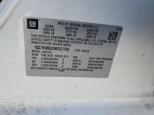 2017 CHEVROLET SILVERADO #3293504448