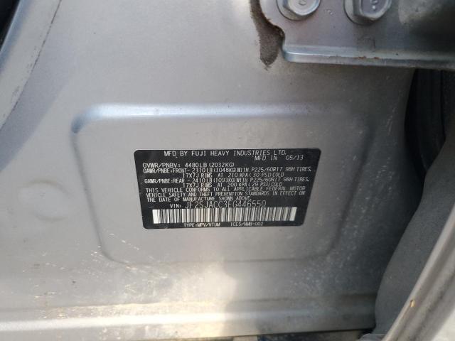 2014 SUBARU FORESTER 2 - JF2SJACC3EG446550