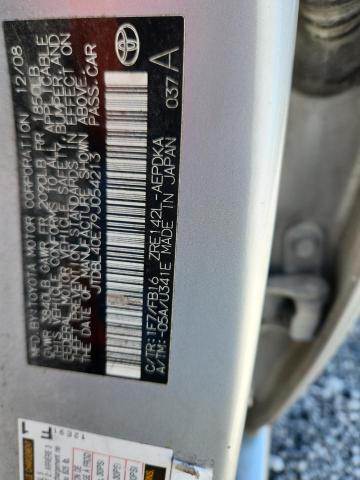 2009 TOYOTA COROLLA BA #3280362971