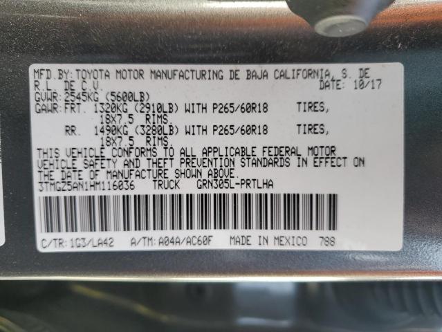 2017 TOYOTA TACOMA DOU #3302766392
