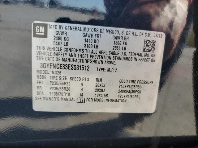 2014 CADILLAC SRX PERFOR #3286689330