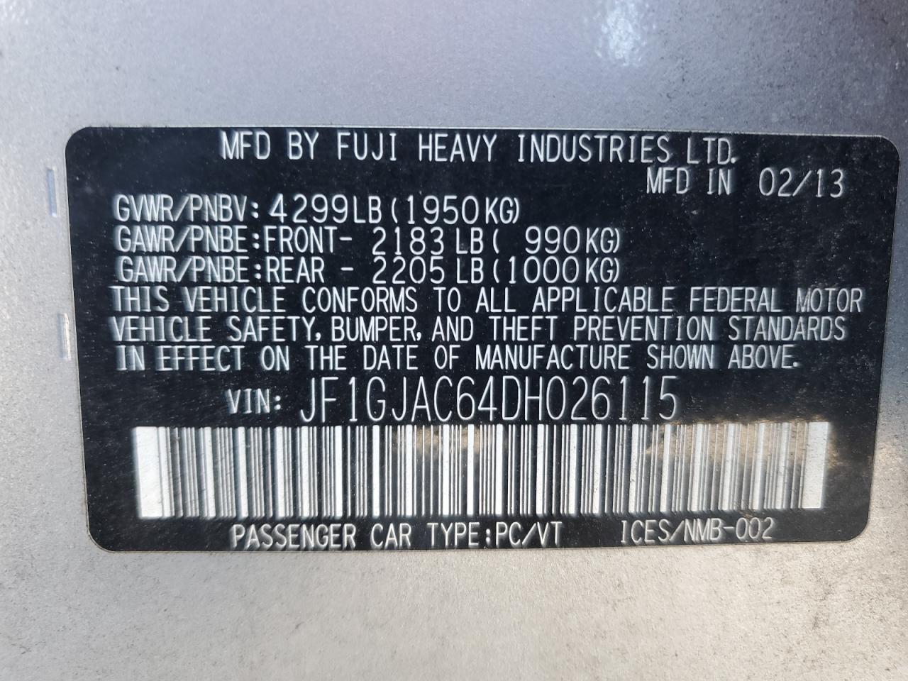 SUBARU IMPREZA PREMIUM