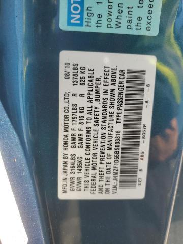 2011 HONDA CR-Z EX #3308398310