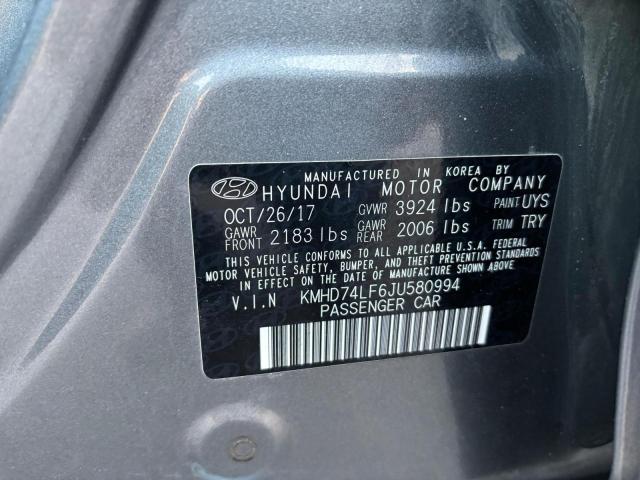 2018 HYUNDAI ELANTRA SE #3290385759