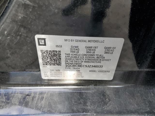 2018 CHEVROLET SILVERADO #3296332419