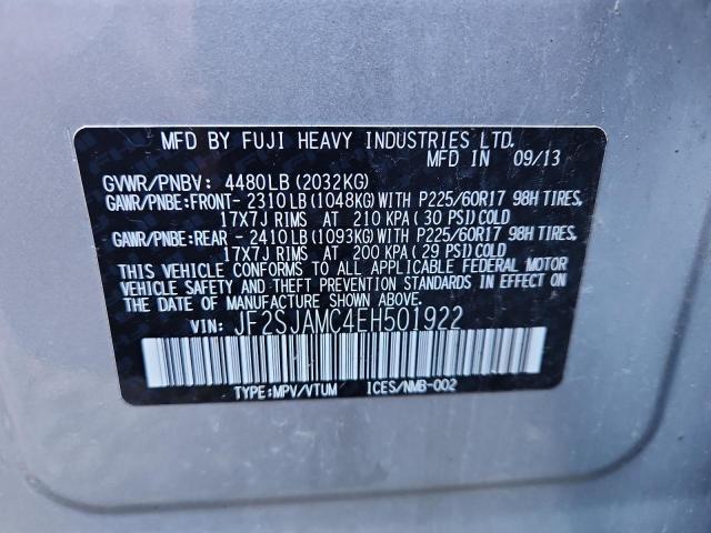 2014 SUBARU FORESTER 2 #3301868990