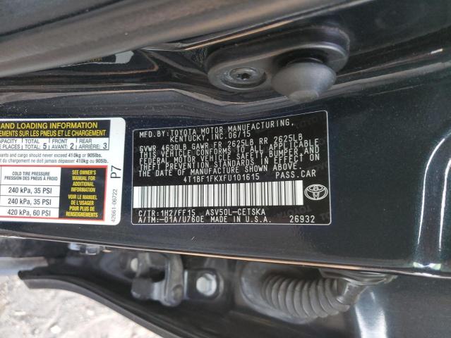 2015 TOYOTA CAMRY LE - 4T1BF1FKXFU101615