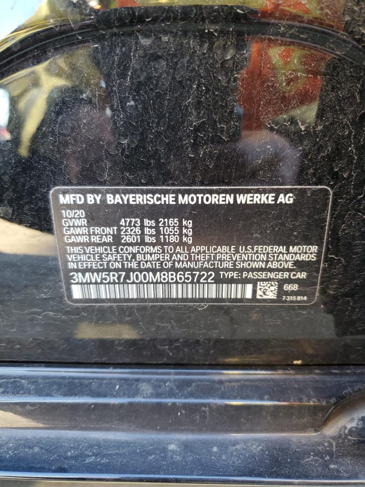 Lot #3309581568 2021 BMW 330XI