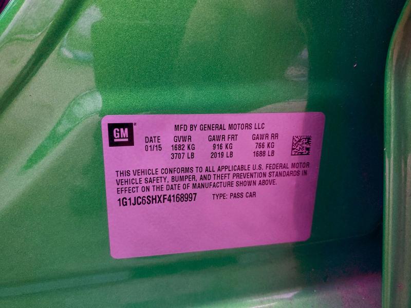 2015 CHEVROLET SONIC LT #3304516464