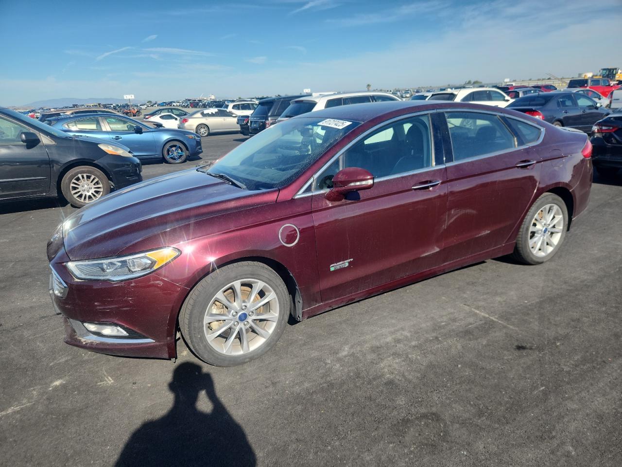 Lot #3284630341 2017 FORD FUSION TIT
