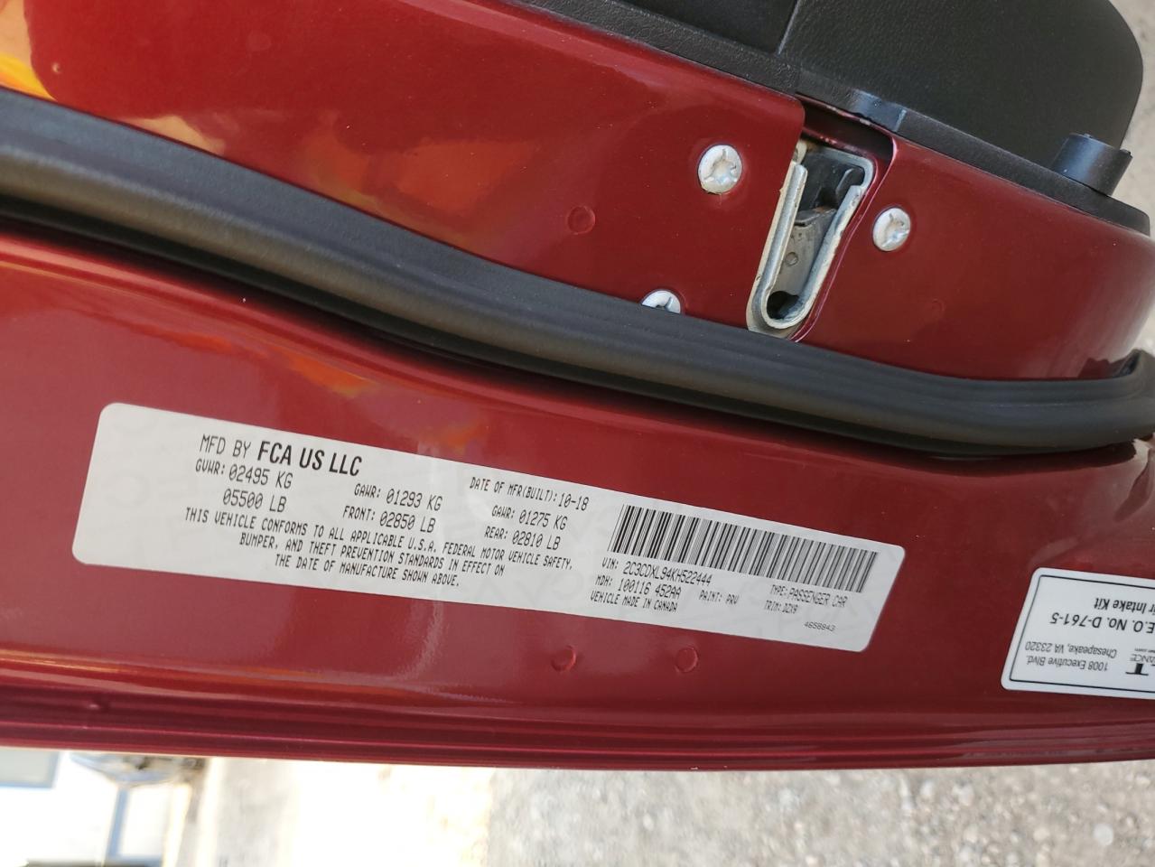 DODGE CHARGER SRT HELLCAT