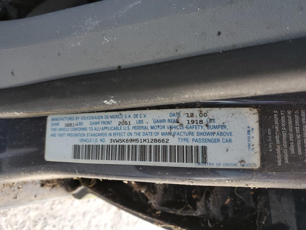 VOLKSWAGEN JETTA GLS