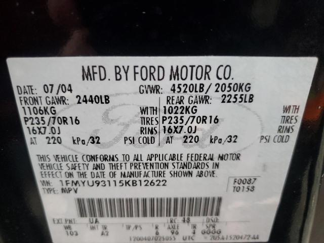 2005 FORD ESCAPE XLT #3296308455