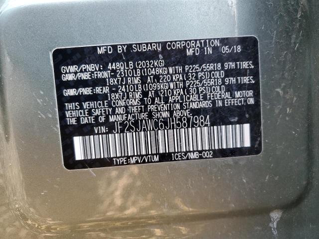 2018 SUBARU FORESTER 2 #3304583479