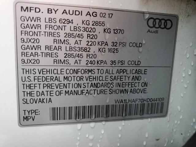 2017 AUDI Q7 PREMIUM #3292384327