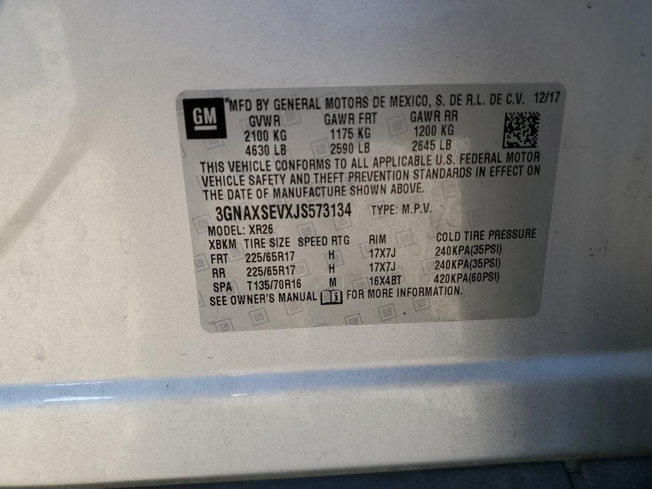 CHEVROLET EQUINOX LT