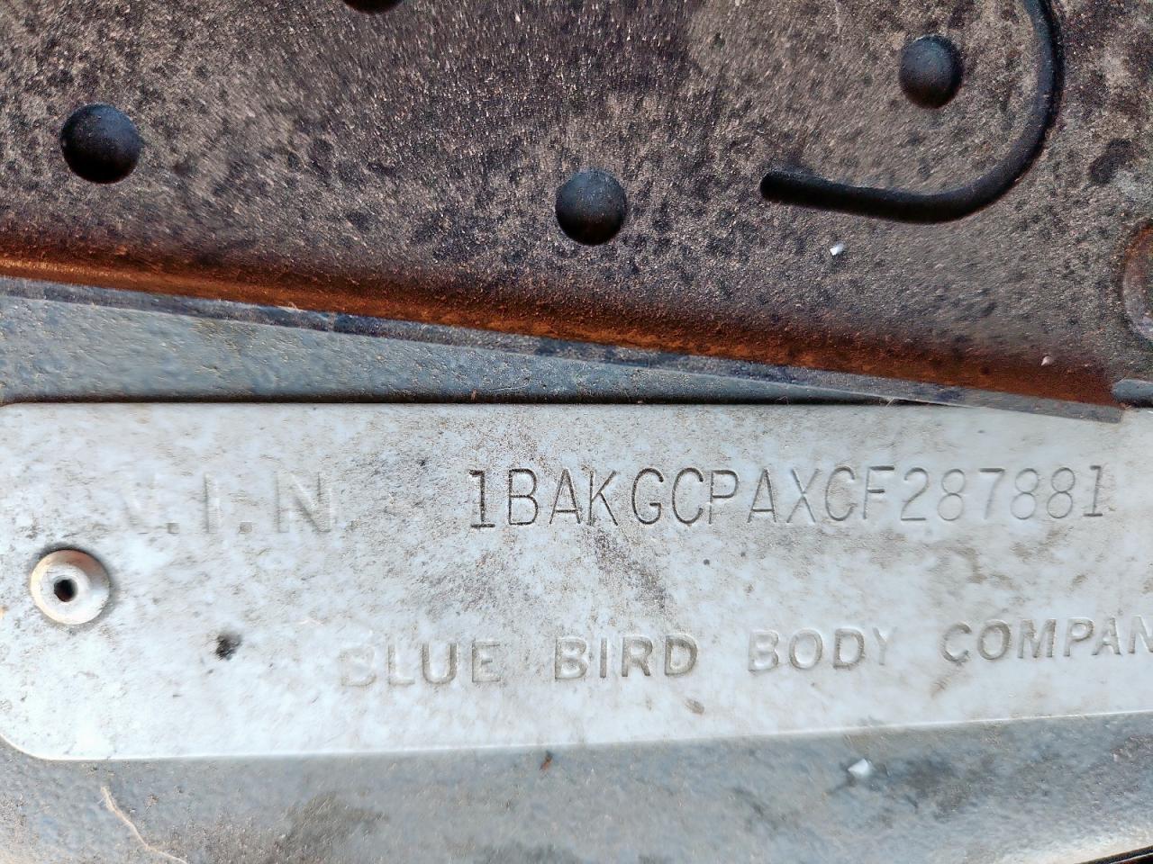 Lot #3286644297 2012 BLUE BIRD SCHOOL BUS