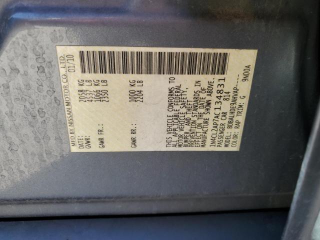 2010 NISSAN ALTIMA HYB #3286923239