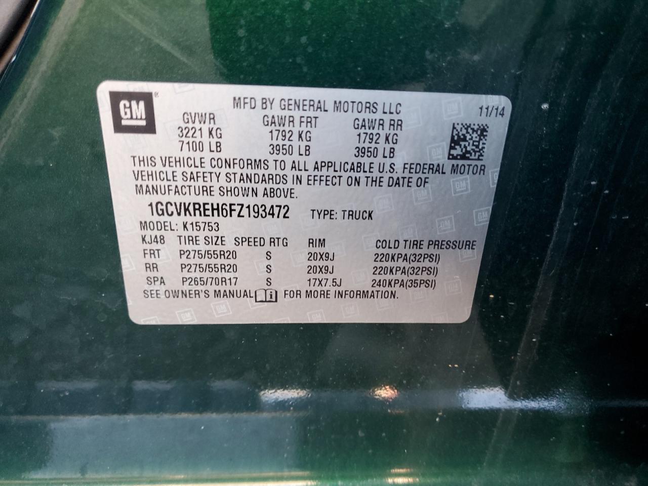 CHEVROLET SILVERADO K1500 LT