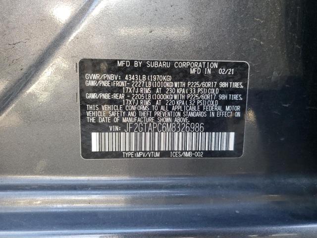 2021 SUBARU CROSSTREK #3292304271