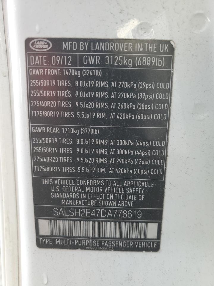 LAND ROVER RANGE ROVER SC