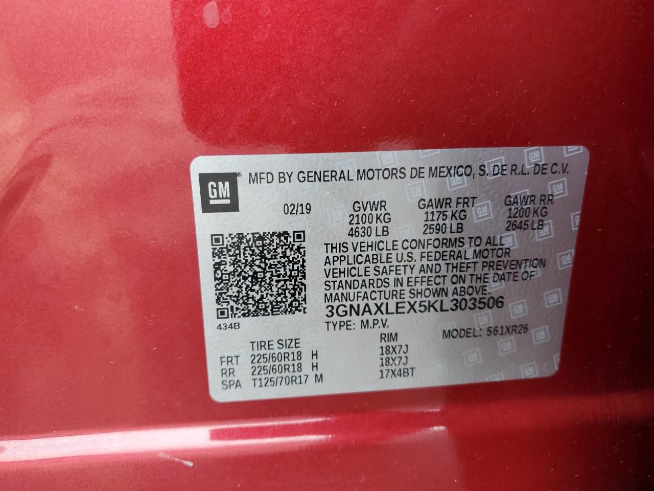 CHEVROLET EQUINOX LT