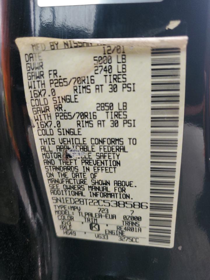 Lot #3298085142 2002 NISSAN XTERRA XE