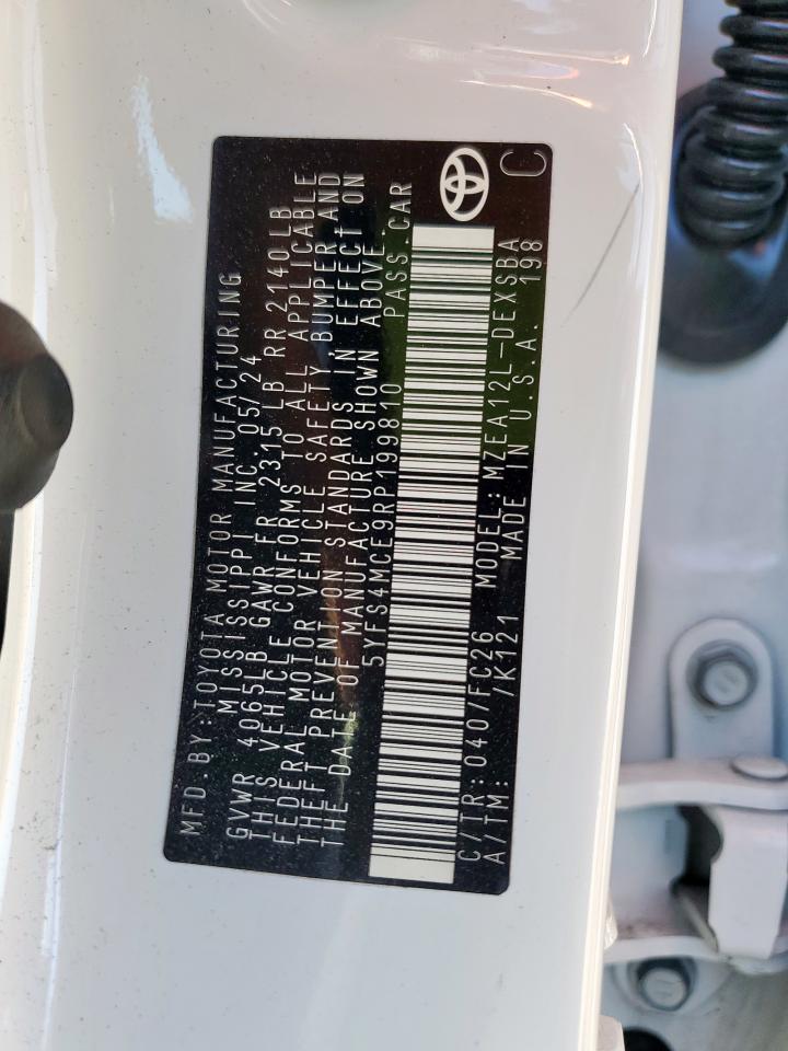 Lot #3305609742 2024 TOYOTA COROLLA SE