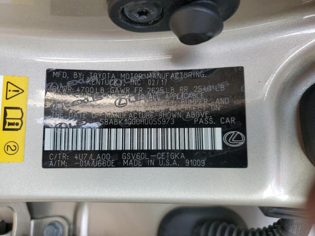 2017 LEXUS ES 350 #3296427636