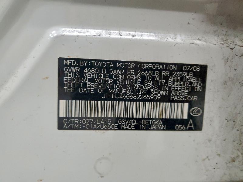 2008 LEXUS ES 350 #3298149249